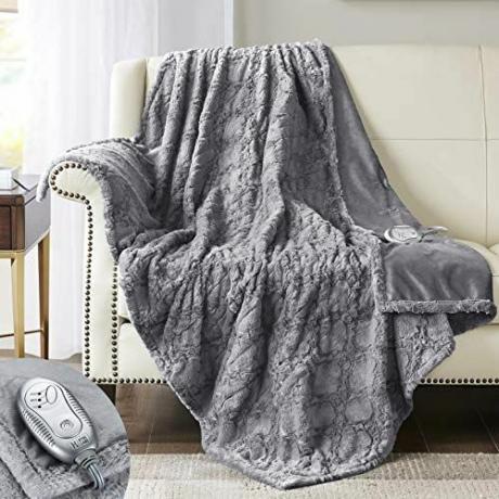Premium verwarmde deken van imitatiebont