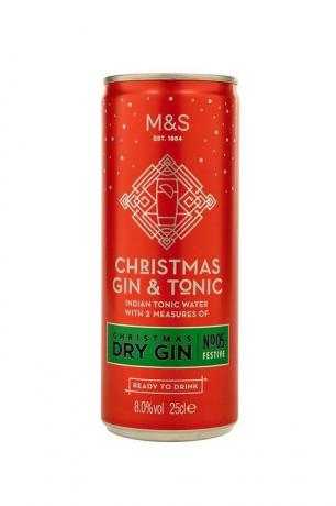 Marks & Spencer Christmas gin-tonic