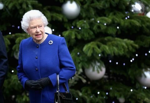 Queen Elizabeth II woont de regering Weekly Cabinet Meeting