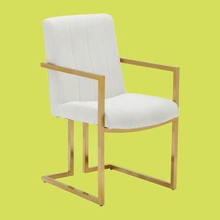 Modrn Glam Marion Channel Tufted Office Chair, meerdere kleuren