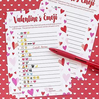 Emoji-spel voor Valentijnsdag Party
